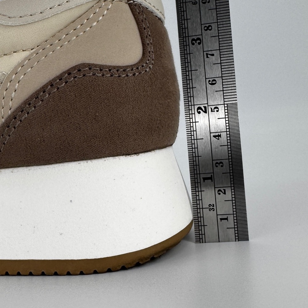 UNIVERSAL THREAD Courtney Sneakers 7.5 Light Beige Memory Foam Casual Athletic - Picture 13 of 14